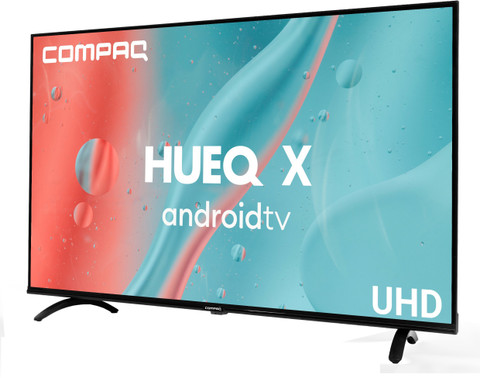 Compaq 140 cm (55 inch) Ultra HD (4K) LED Smart Android TV with 2 GB ...