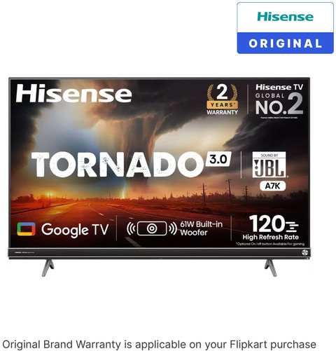 ハイセンス65インチTV Hisense Tornado 164 cm (65 inch) Ultra HD (4K) LED Smart Google TV