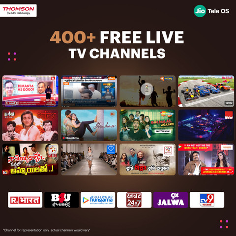 Jio Tv Online Tv Channels Free 2+ Thousand Blue Color Tv Logo