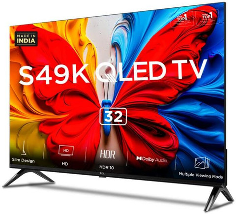 TCL S49K 81 cm (32 inch) QLED Full HD Smart Android TV Online at