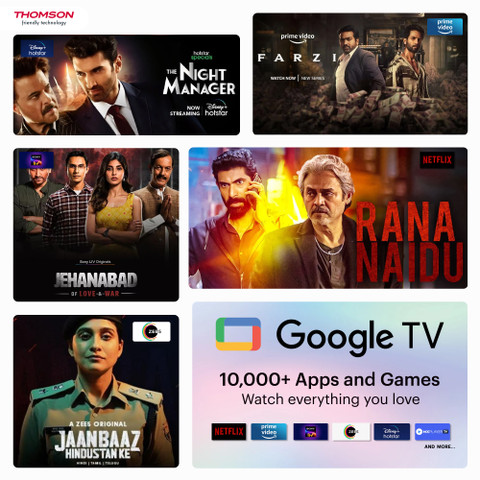 Thomson 164 cm (65 inch) Ultra HD (4K) LED Smart Google TV with