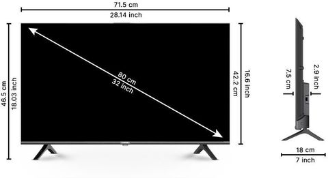 VOIR Zenith 80 cm (32 inch) QLED HD Ready Smart Google TV with HD
