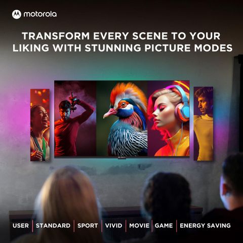 MOTOROLA 80 cm (32 inch) QLED HD Ready Smart Google TV with Dolby Audio (32HDGQMVS2Q) - Image 6
