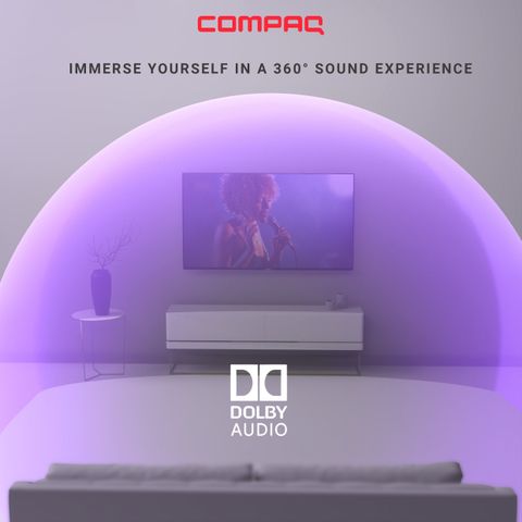 Compaq 140 cm (55 inch) Ultra HD (4K) LED Smart Android TV with 2 GB ...