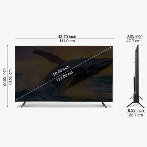 Sansui SANSUI 127 cm (50 inch) QLED Ultra HD (4K) Smart Google TV