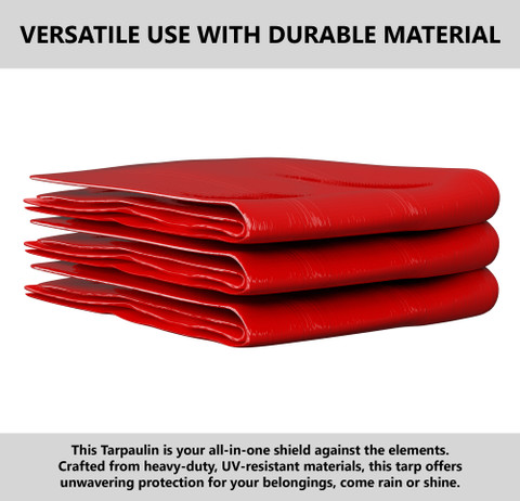 Heart Home 6x6 Feet Waterproof 120 GSM Premium Tarpaulin Tent