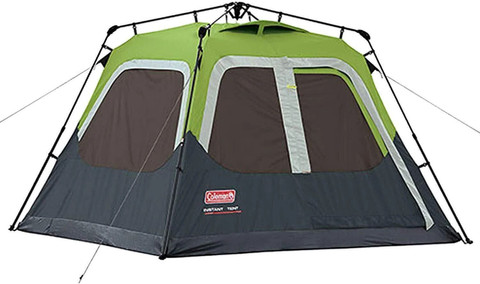 COLEMAN Person Fastpitch Instant Cabin Pre-attached Poles Tent