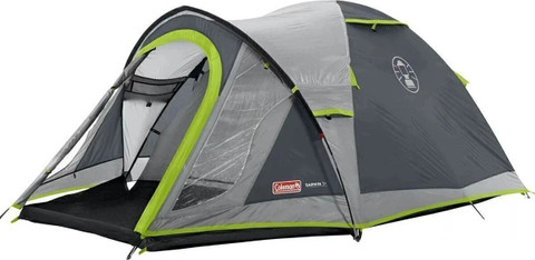 COLEMAN Darwin 3+ Waterproof Portable Camping Tent With Spacious