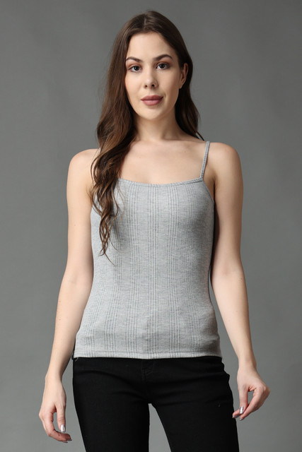 FF Thermal Warmer Spaghetti Top for Women Ultra Soft Sleeveless