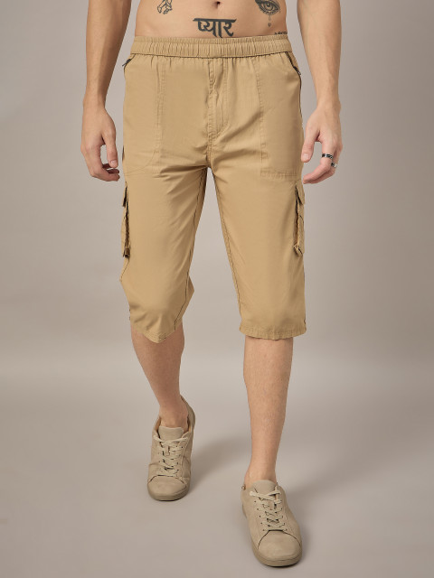 STUDIO NEXX Solid Men Khaki Casual Shorts Buy STUDIO NEXX Solid