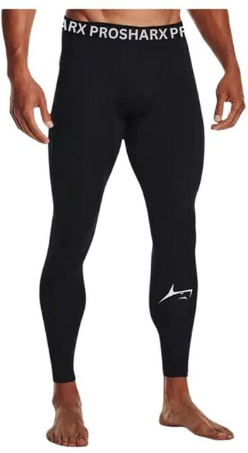 Prosharx Solid Men Black Tights - Buy Prosharx Solid Men Black
