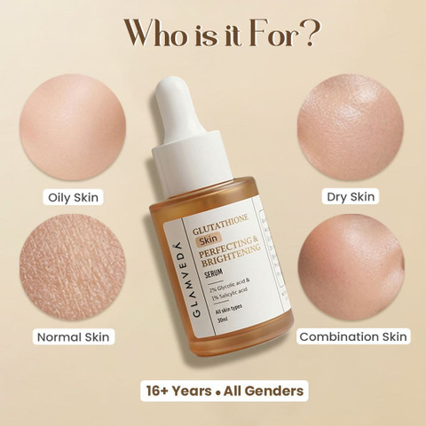 salicylic acid and glutathione together GLAMVEDA Skin Brightening Glutathione, Glycolic & Salicylic acid Face Serum  Men & Women