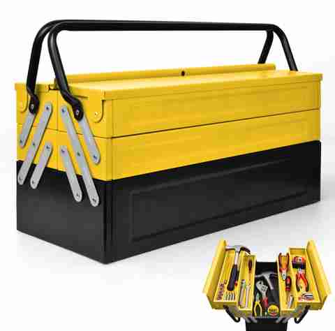 IMPULSE High Grade Metal Tool Box for Tools/Tool Kit Box for Home