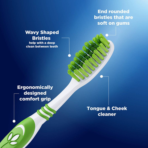 Oral-B Cavity Defense Neem, Value pack of 4, Multicolour Soft