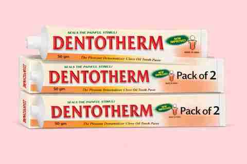 dentotherm DENTO.THERM CLOVE OIL TOOTHPASTE PACK OF 2x50G Toothpaste ...