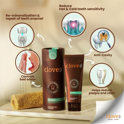 Vg Toothpaste Clove Revive Toothpaste for Remineralization & Enamel Repair ...