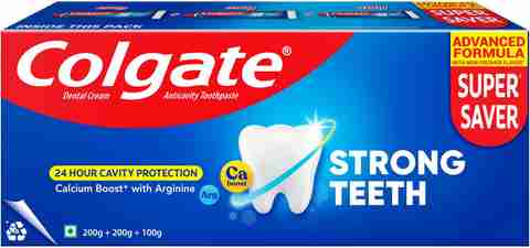 Colgate Strong Teeth Indias No.1 Toothpaste Anticavity Toothpaste ...