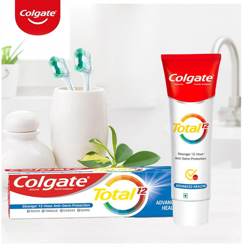 Colgate Total Advanced Health Anti-Germ Toothpaste with 12-Hour Anti ...