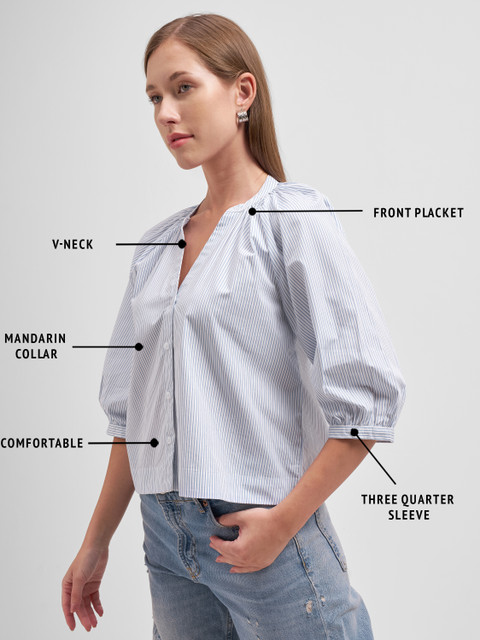 Tokyo Talkies Casual Solid Women White Top - Buy Tokyo Talkies