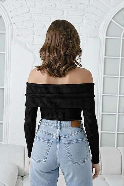 Pack of 2 Party Regular Sleeves Solid Women Multicolor Top view 4