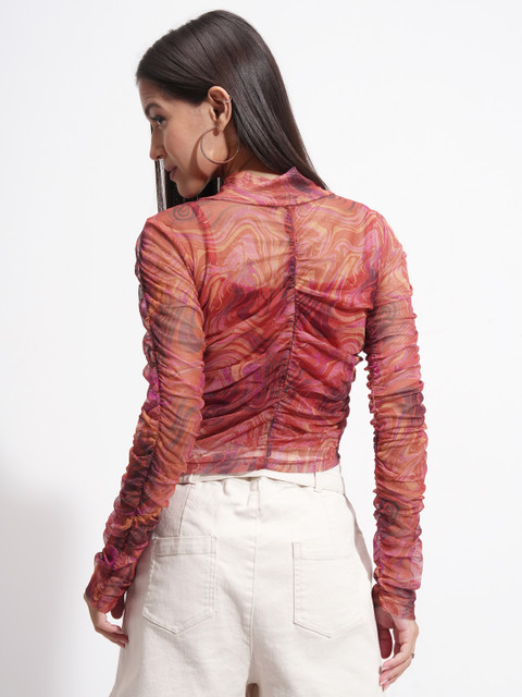 トップス SD Komy T Tokyo Talkies Casual Printed Women Multicolor Top - Buy Tokyo