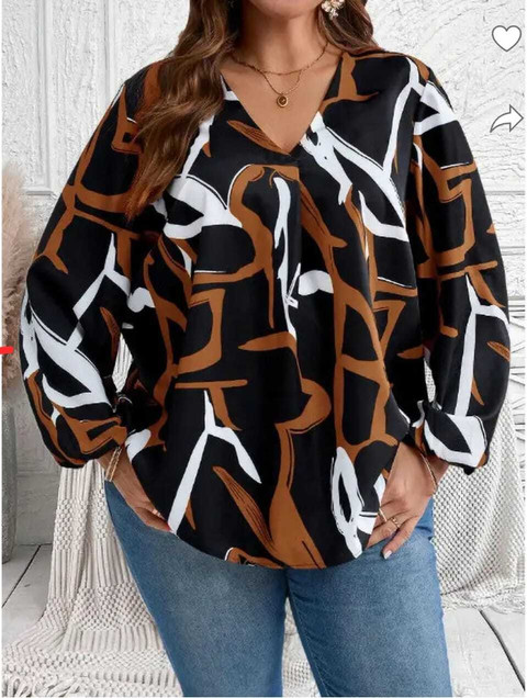 Trendy Mart Casual Embroidered Women Black Top - Main Image