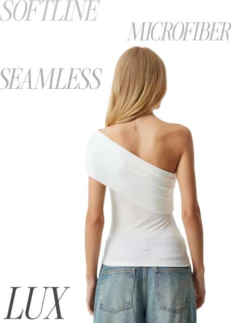 SIGHTBOMB Party Sleeveless Solid Women White Top view 4