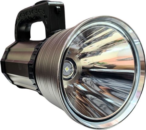 Smuf RL-7164 Metal Body Rechargeable Torch, 10400 mAh, Black - Image 5