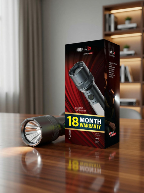 lumineux※プロフィール必読さま専用 iBELL LUMINEX 800 Rechargeable Flashlight High Power,6 Light Mode