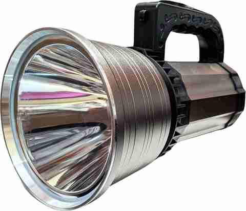Smuf RL-7164 Metal Body Rechargeable Torch, 10400 mAh, Black - Image 3