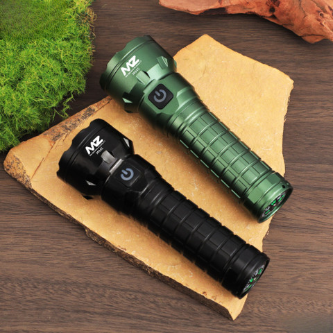 MZ M945 (RECHARGEABLE METAL TORCH) 4 Modes Flashlight, Super