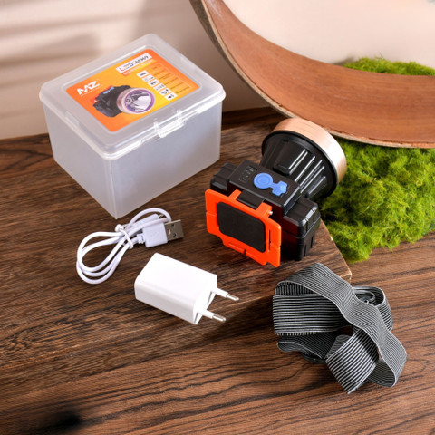 MZ M969 (Rechargeable LED Headlamp) 200W Power 12 Hours Working