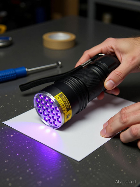 amiciVision 21 LED UV Torch Light 395-400nm LED UV Flashlight (Without  Battery) Torch Price in India - Buy amiciVision 21 LED UV Torch Light  395-400nm LED UV Flashlight (Without Battery) Torch online