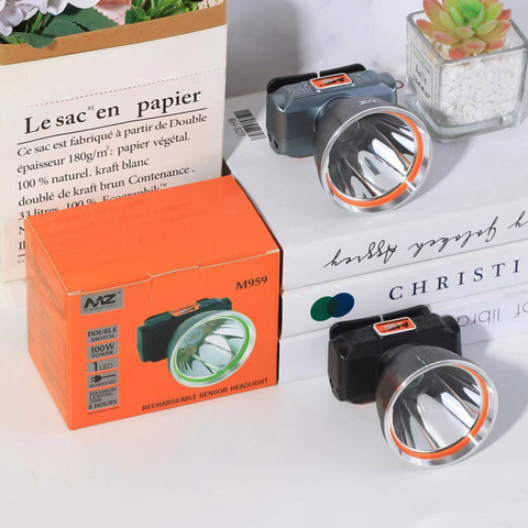 MZ M959 (LED Headlamp) 100W with Sensor 8 Hours Working Torch