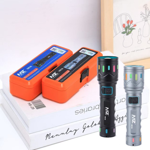 MZ M036 (ZOOMABLE METAL LED TORCH)3 Modes Flashlight, Super