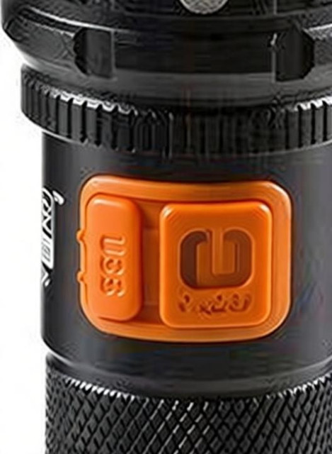 Macimallo（感謝）/5 MZ 035 -ZOOMABLE LED METAL 5 MODE Flashlight, Super Bright Torch