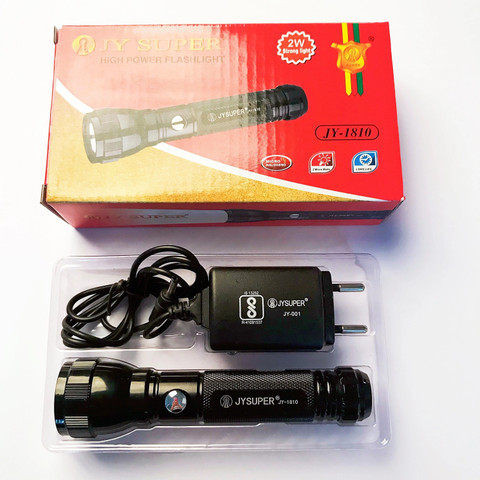 JY SUPER JY 1810 (RECHARGEABLE LED TORCH) Torch Price in India
