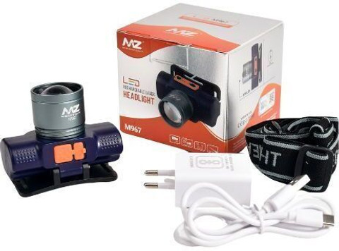 MZ M967 LED Rechargeable Headlamp 60W Laser LED 4-6 Hrs Working