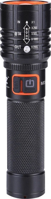 MZ 035 (ZOOMABLE METAL)5 Modes Flashlight, Super Bright Cree T6