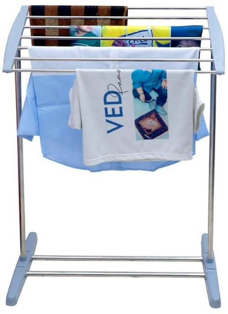 PAVITYAKSH Floor-Standing Multi-Functional Mobile Foldable Balcony Towel  Stand MULTI Towel Holder