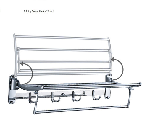 Towel Stand 24 Inch Swivel Towel Bar TOPAZ Stainless Steel