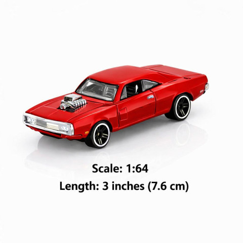 Bloccicraft Die-cast DC Jams Charger 1:64 Model Car, Metallic
