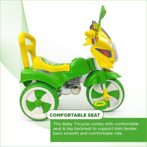 Dash DX Kids Tricycle with Lights, Music Storage (2–5 Yrs, Blue