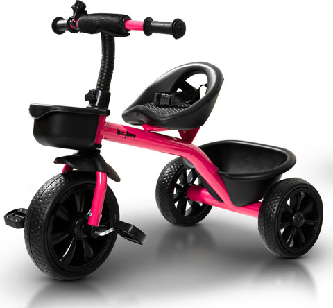 baybee Actro Baby Tricycle for Kids Smart Plug Play Kids Cycle with Eva  Wheels, Bell, Dual Storage Baskets Safety Belt Baby Cycle for to  Years