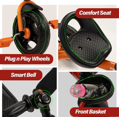 Baby Tricycle Four Diamond Baby Cycle Baby Tricycle Plastic