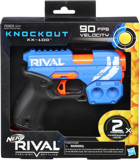Nerf Rival Knockout XX-100 Blaster, Round Storage, 85 FPS Velocity