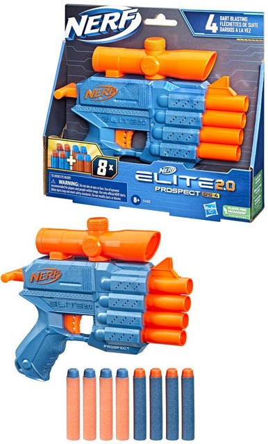 Acheter Nerf Elite 2.0 Prospect QS-4 - Jeux d'éxtérieur - Hasbro