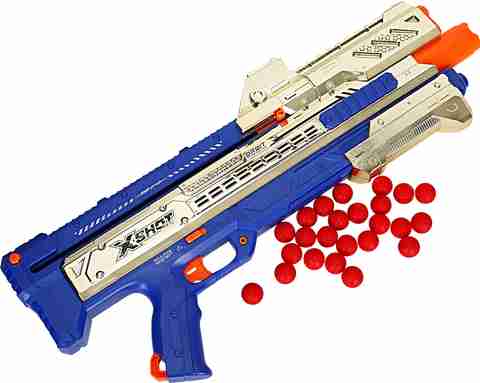 X-Shot Golden Chaos Orbit Blaster Gun 12Y+, Multicolour Guns