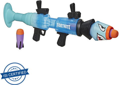 Nerf Fortnite RL-Rippley Blaster, Fires Big Foam Rockets, Includes