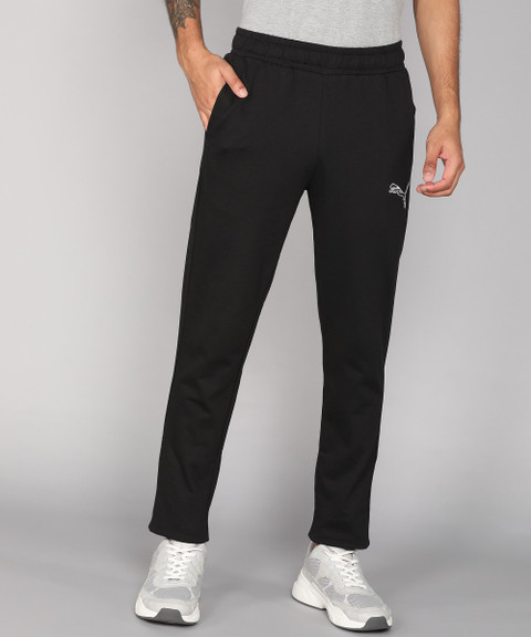 PUMA Pants Solid Men Black Track Pants - Buy PUMA Pants Solid Men Black Track  Pants Online at Best Prices in India | Flipkart.com